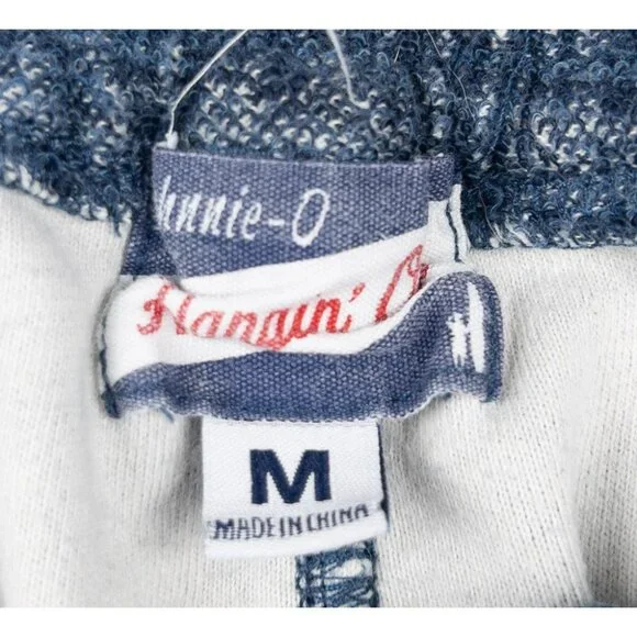 Johnnie-O Boardy Lounger Pull-On Short Men's Medium Hangin' Out Blue Terry Soft - Picture 2 of 15